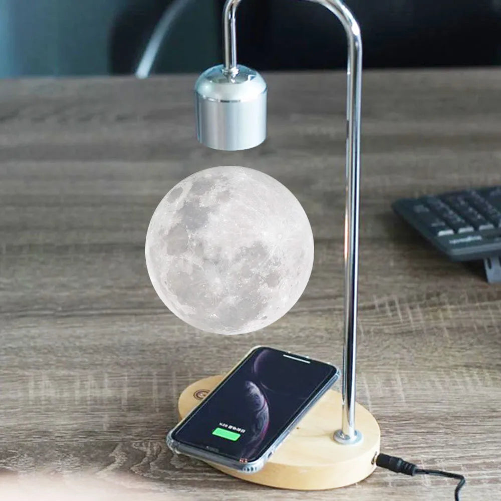 Spinning Moon Night Light