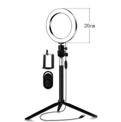 Portable ring light for Instagram and YouTube content creation