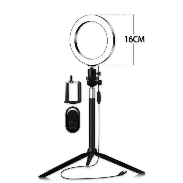 Portable ring light for Instagram and YouTube content creation