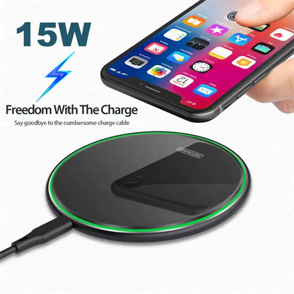 30W wireless charging pad fast charging smartphone