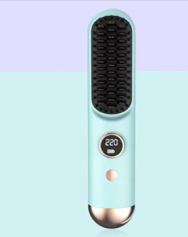 Mini wireless hair straightener for travel