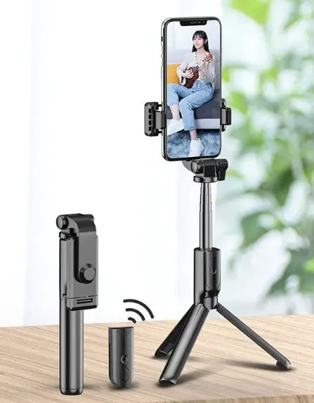Rechargeable LED selfie stick for Instagram and video calls